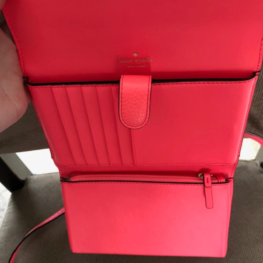 KATE SPADE CORAL SATCHEL! - Picture 3 of 7